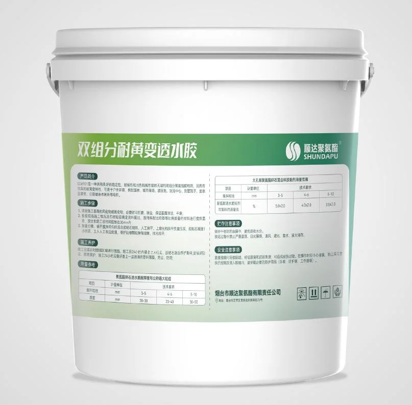 Solvent Free, Two Component Polyurethane Coating for Outdoor Applications to Reinforce Gravels