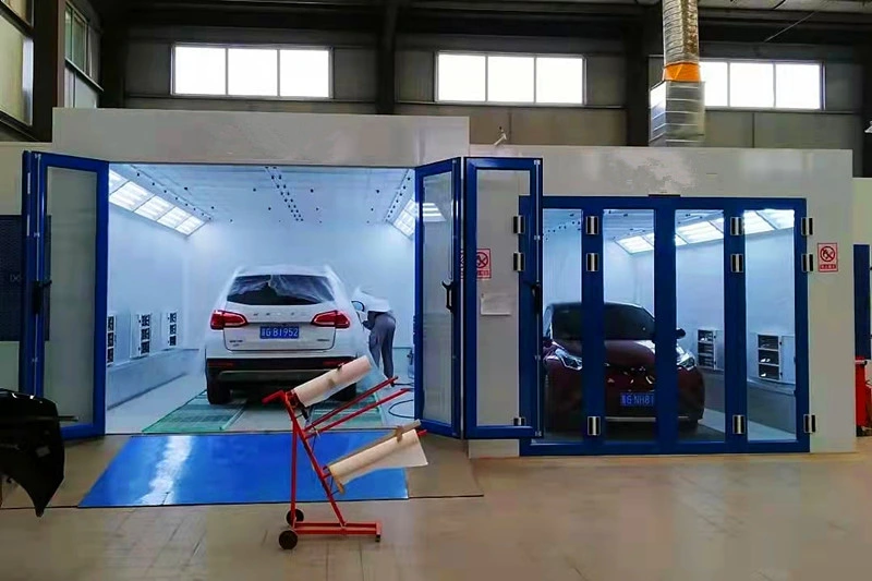 Diesel or Gas Heated Automotive Car Spray Booth Paint Booth