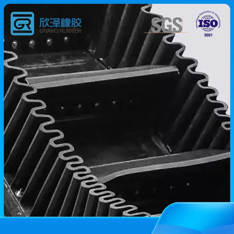 Discount Fertilizer C Type Corrugated Sidewall Rubber Conveyor Belt in Original Factory