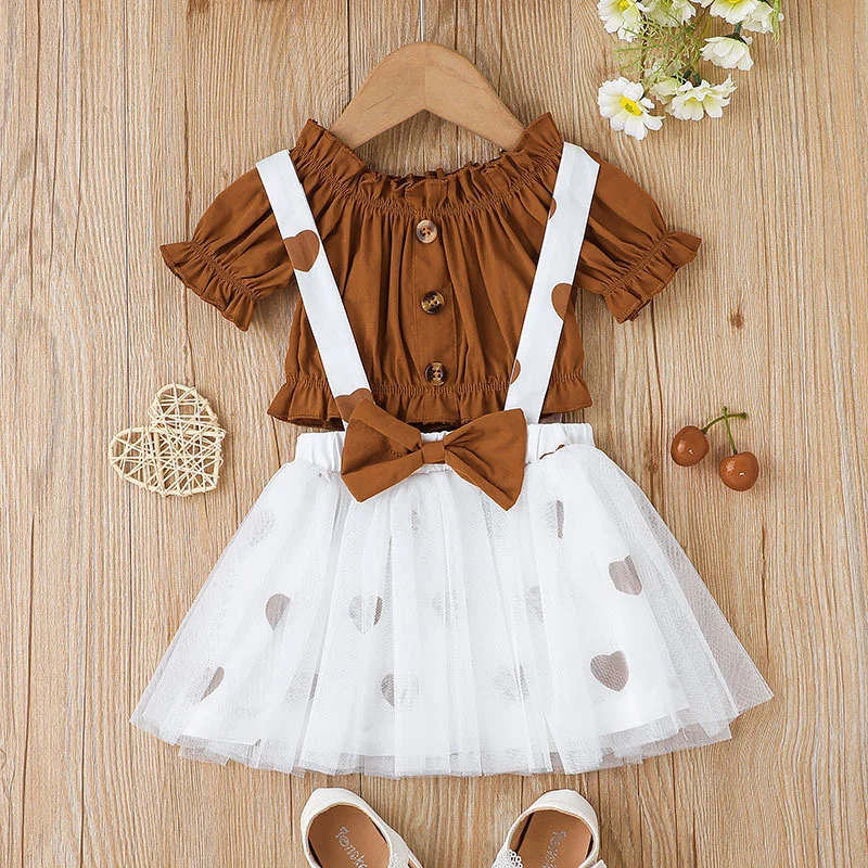 2022 New Check Girl&prime; S Foreign Style Dress Spring and Autumn Baby Fake 2 Pieces of Children&prime; S Skirt Little Girl Princess Skirt