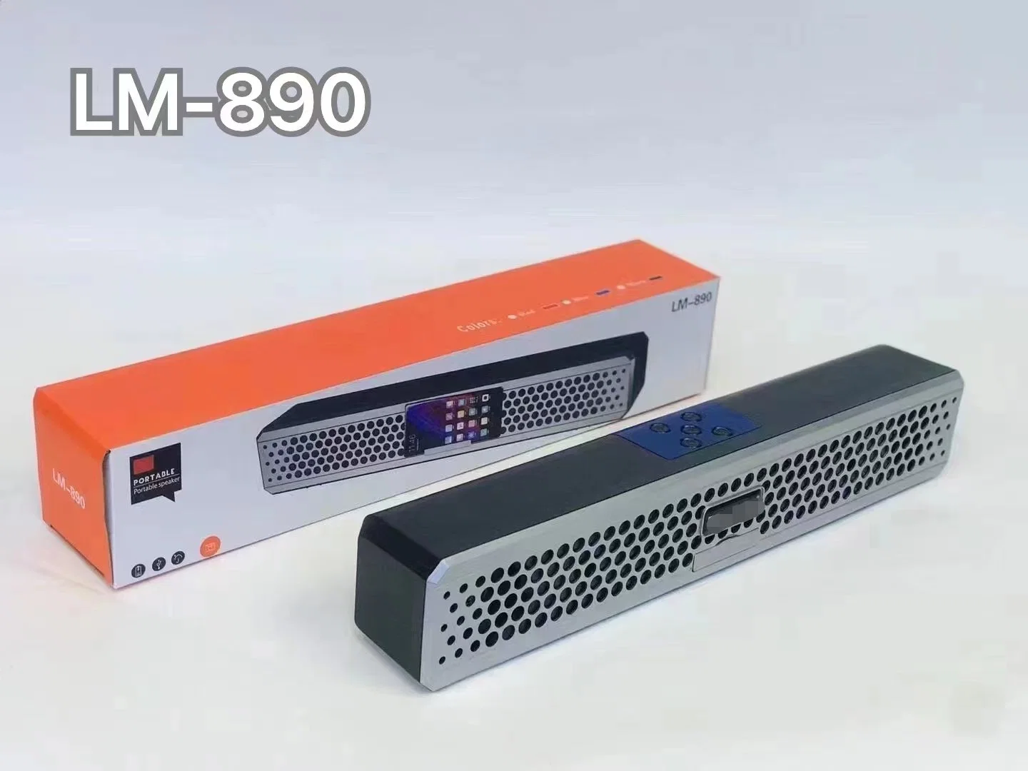 مقبس صغير للصوت ومحمول LD-LM-890 مضخم صوت بمضخم صوت منزلي مسرح منزلي سماعة Bluetooth بالجملة HiFi