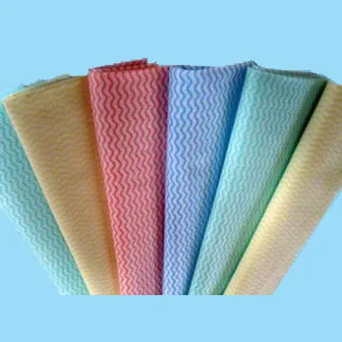 Spunlace Nonwoven Fabric Cozinha descartáveis toalhetes de limpeza