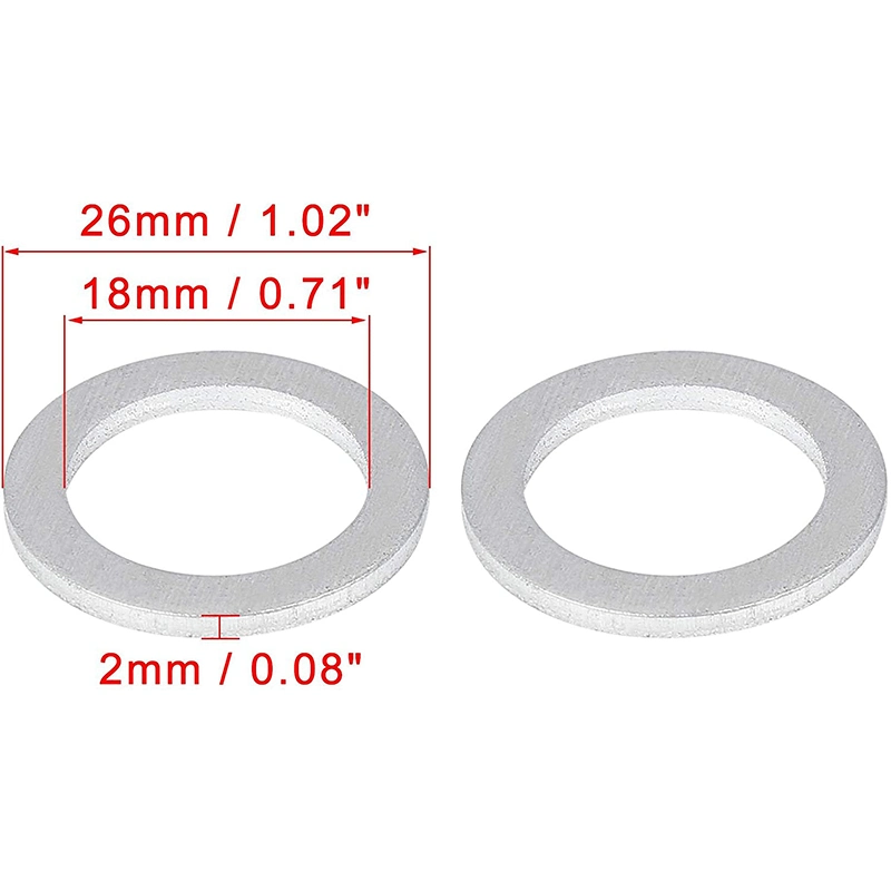 Transmission Drain Plug Crush Washer Gasket for Honda Accord Pilot Acura Civic Odyssey CRV Element 90471-Px4-000