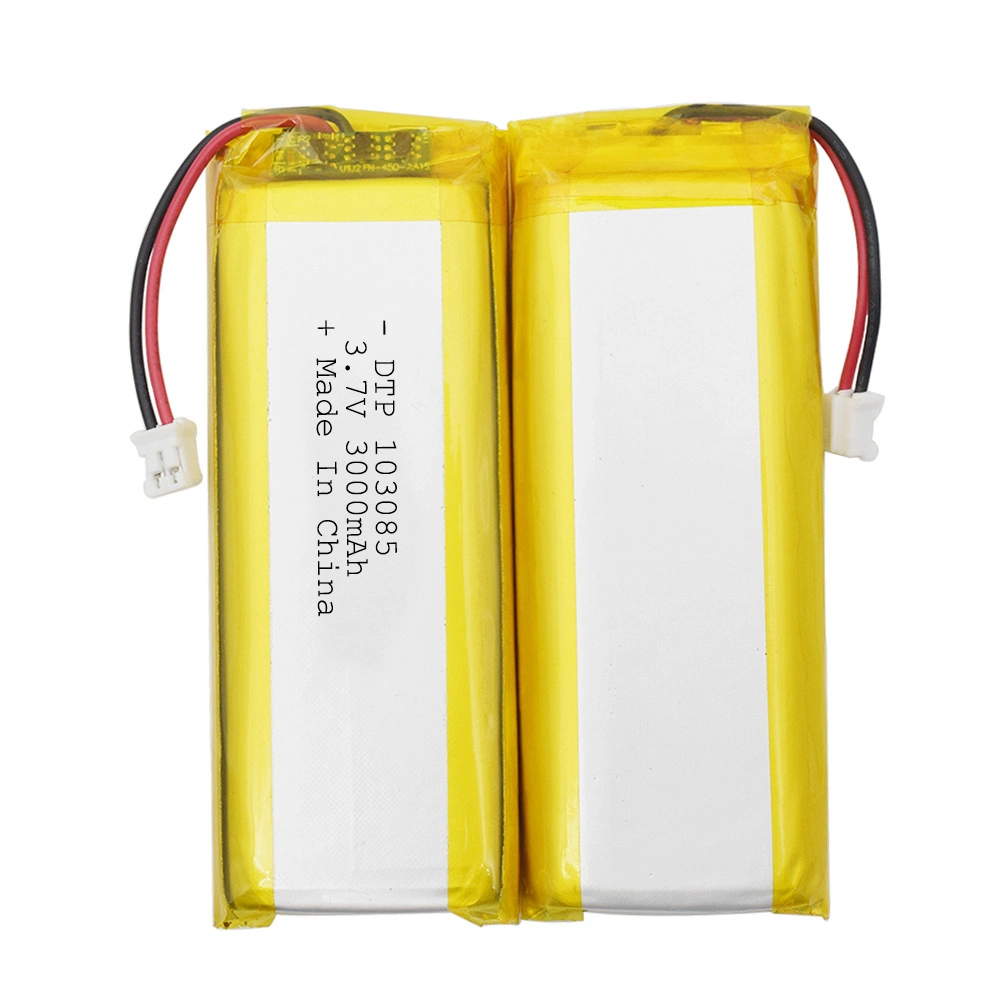 Rechargeable Power Supply Battery 103085 3.7V 3000mAh Wholesale/Supplier Lipo Battery for Smart Watch