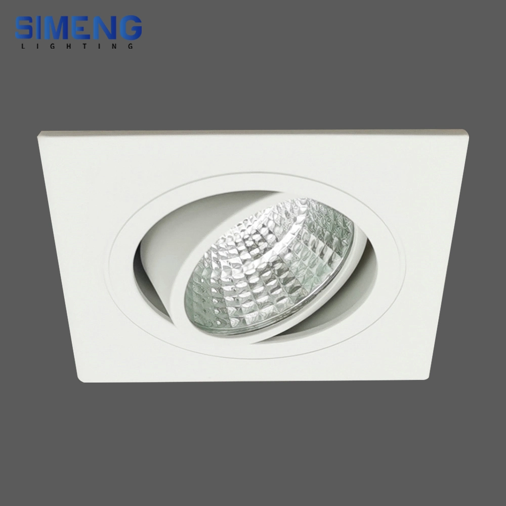 Lampe encastrée ronde moderne en aluminium avec LED intérieure GU10 MR16 E27 Downlight.