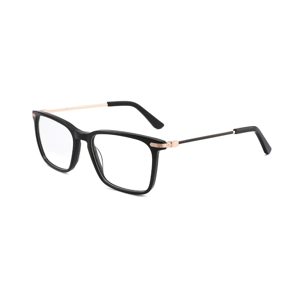 شعار العميل العصري الشهير GD شعار Men Square Acetate Optical Eyewear كما أن النظارات الشمسية تضع إطارات نظارات شمسية للرجال