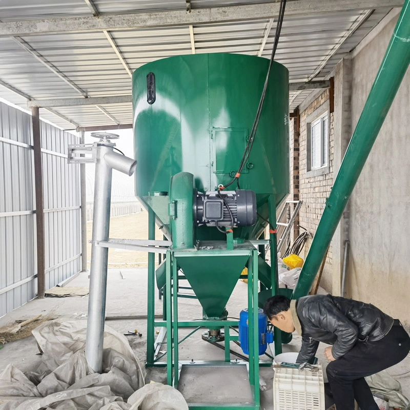 Breeding Feed Crushing and Mixing Unit Cattle and Sheep Feed Production Line Animal Feed Pellet Machine Equipment