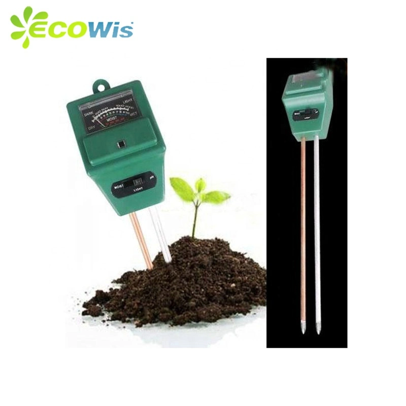 Indoor Garden Plant Care Soil Measurements Waterproof Measuring pH Light Moisture Meter