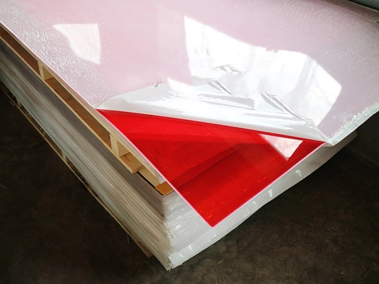 100% New Material Clear Colored Acrylic Sheet Plasticglass Sheet