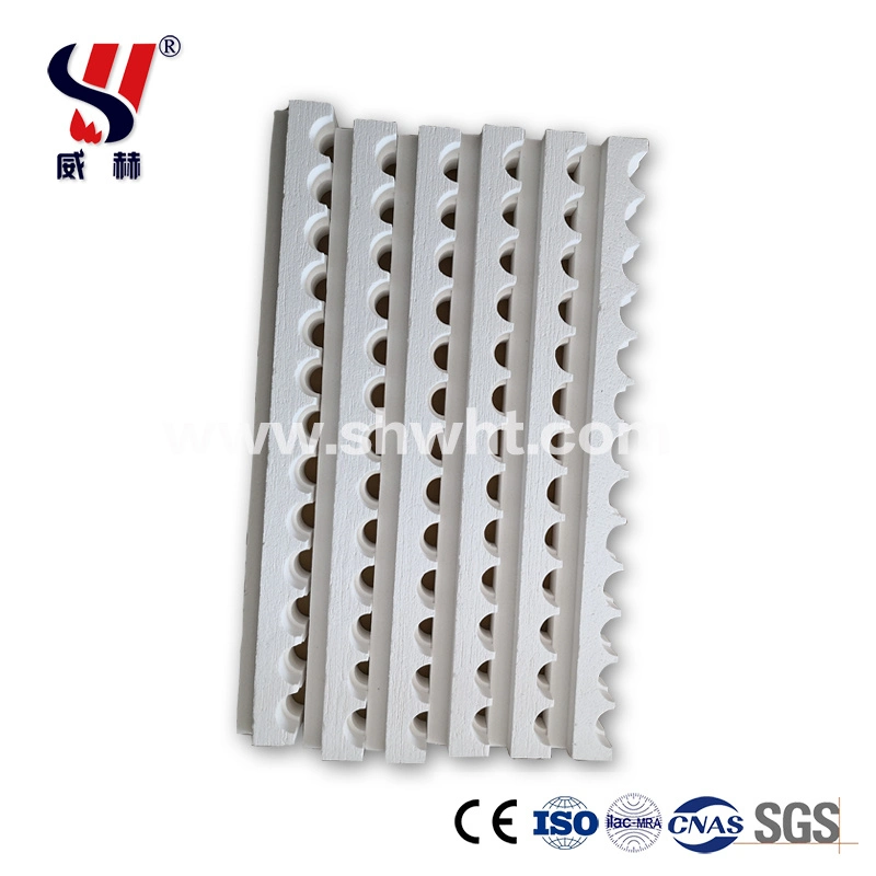 Refractory Thermal Insulation Special Disk Taper Hole Ceramic Fiber Vacuum Formed Shape Parts