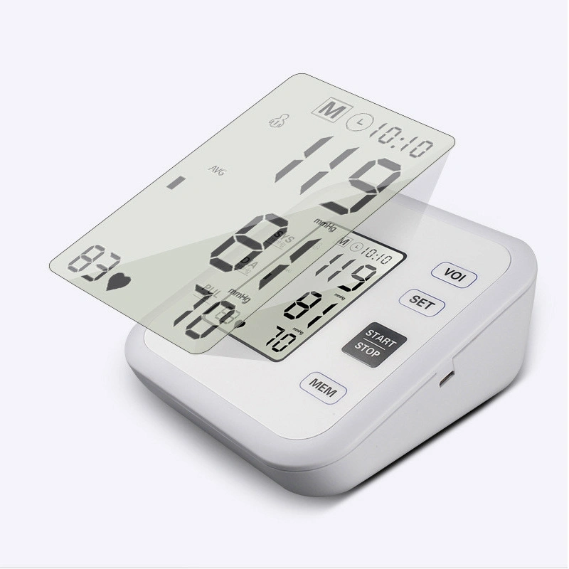 Factory Price Big LCD Screen Digital Full Automatic Rechargeable Wrist Blood Pressure Monitor