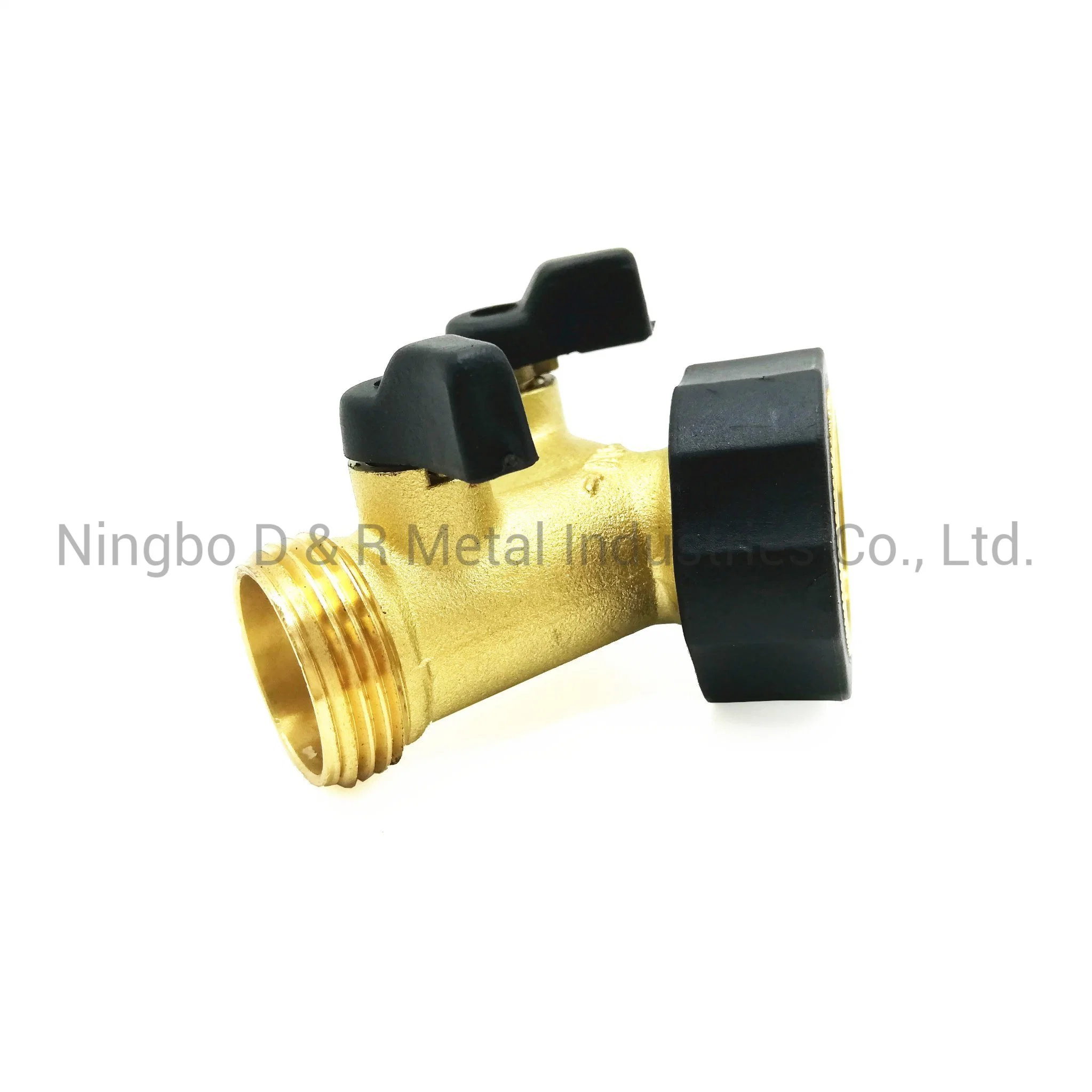 Mangueira de 3/4" Toque Splitter divisor de águas de irrigação de jardim de Latão