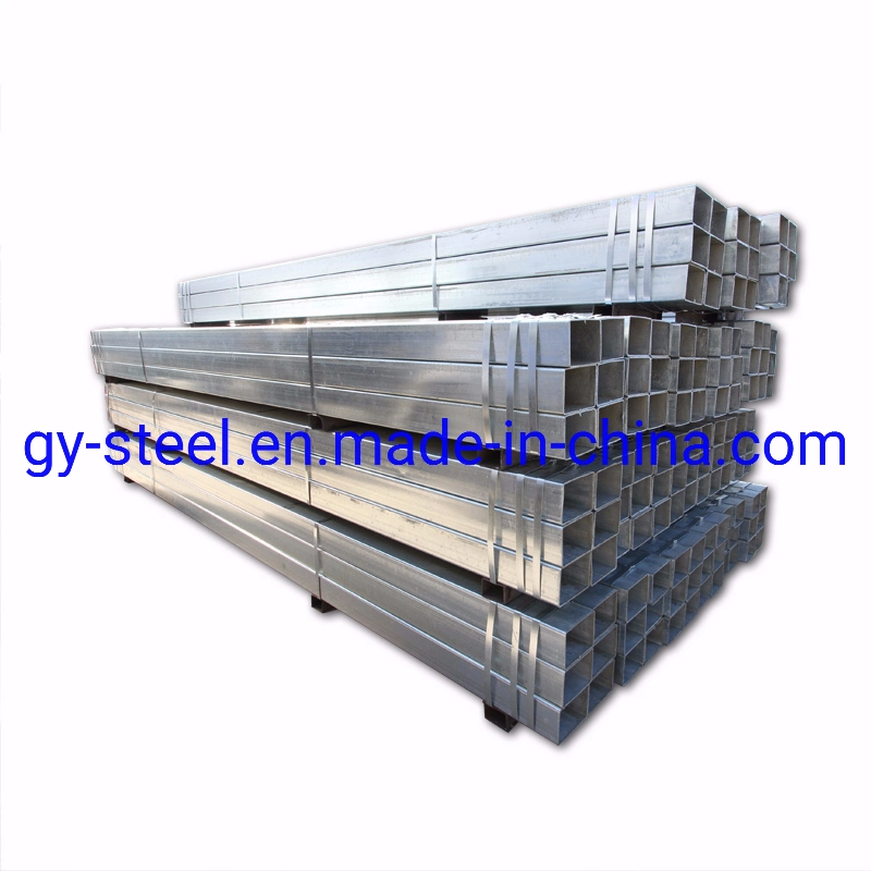 PVC Plastic Package Welded Rectangular / Square Steel Pipe / Tube / Hollow