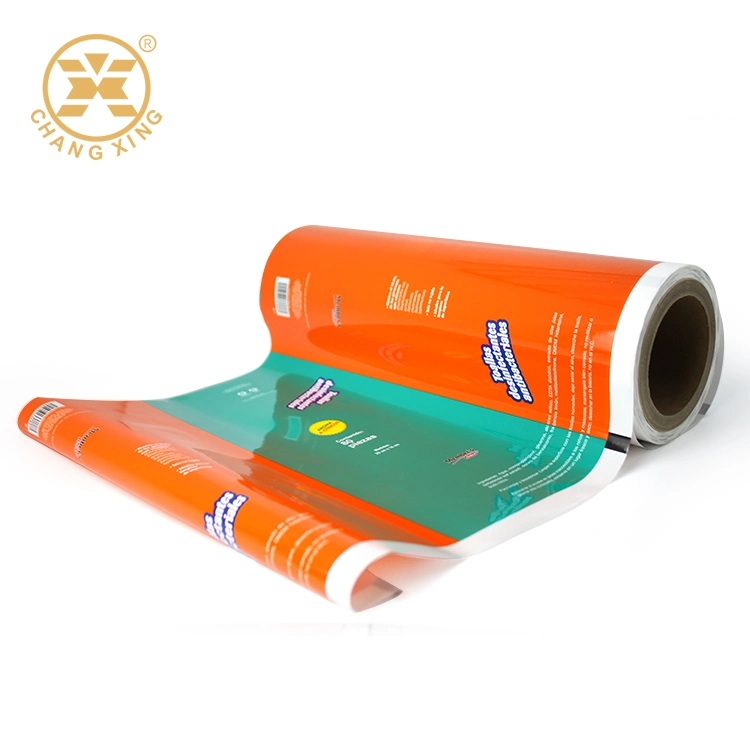 Custom Logo Printing Hand Wet Tissue Plastic Rollstock Packaging Film Roll