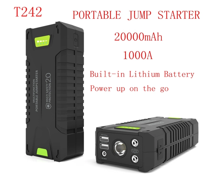 Multifunction Power Bank Jump Starter Car Battery Booster with LED Light