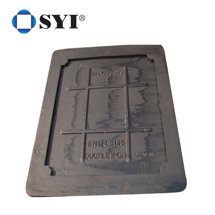 Good Smooth A15 B125 C250 D400 E600 F900 En124 Ductile Iron Recessed Manhole Cover and Frame