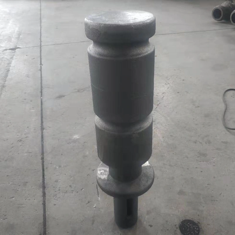 Customized Street Grey Warning Barrier Cast Iron Road Safety Bollard Traffic Parking Bollard