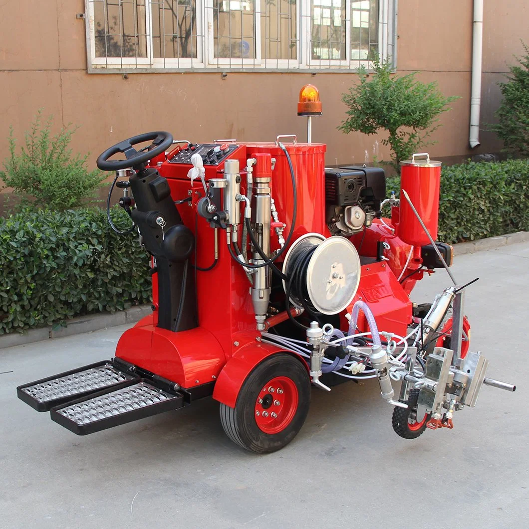 Self-Propelled Multi-Function Road Line Striping Machine with Two-Component External-Mixing