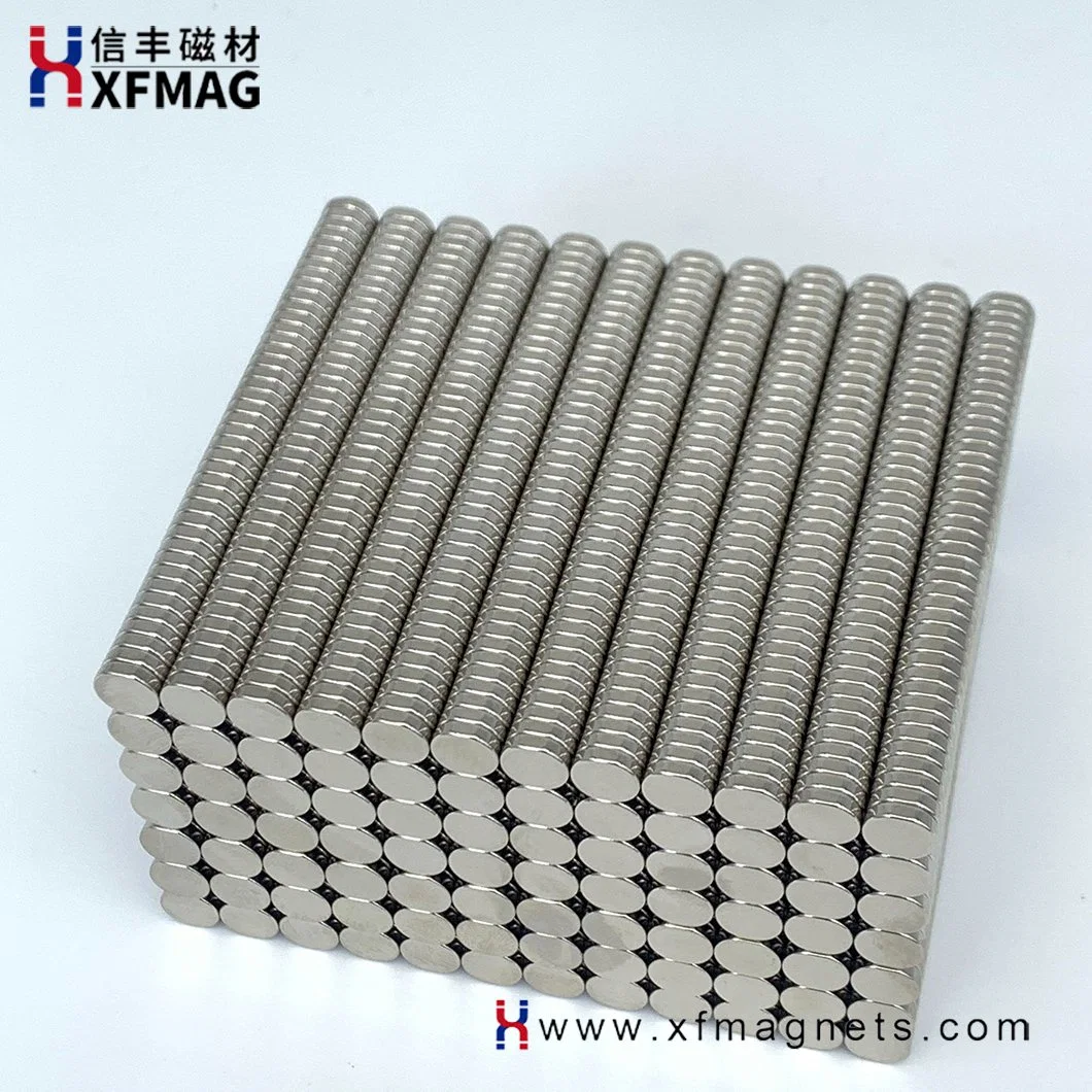 Special Shaped Neodymium Magnet Disc Customized Sizes Strong Rare Earth Magnetic Material