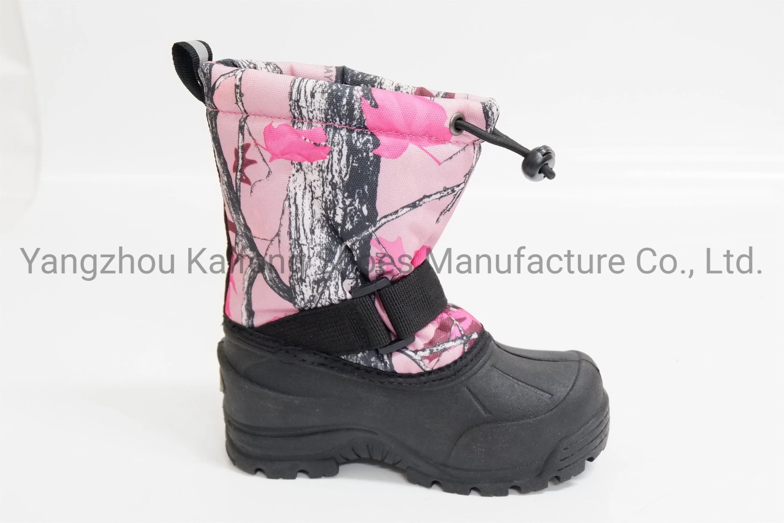 Fashionable Maple Kids' Anti-Slippery Winter Snow Boot with Elastic Band