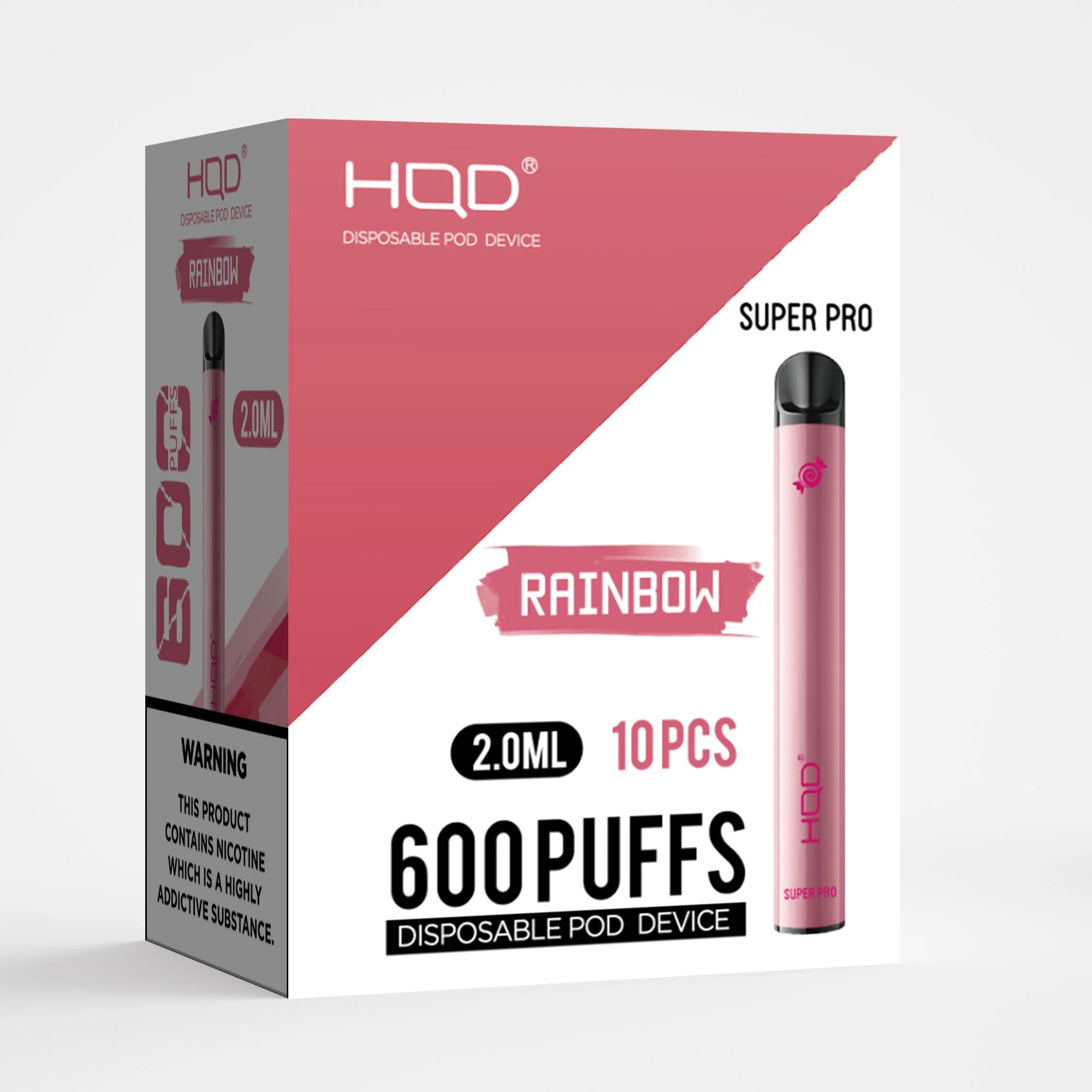 HQD Vape Device Pod Mod Einweg 600puffs Super pro 1688 Puff