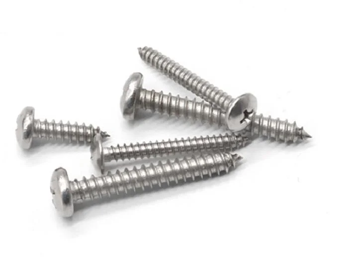 Cross Recess Pan Head Self-Tapping Screw Stainless Steel Round Head Self-Tapping Screw