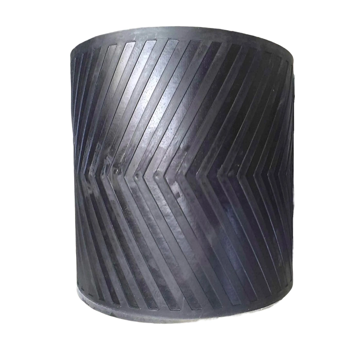 Copper Mine Nylon Canvas Chevron Rubber Mining Conveyor Belt V Shaped Chevron Rubber Conveyor Belt