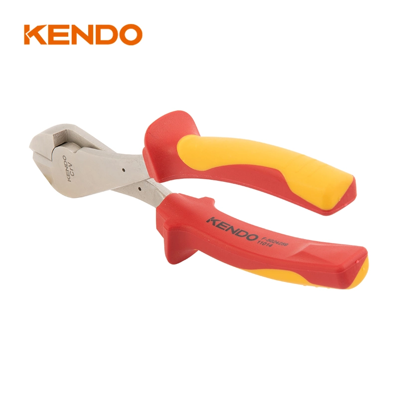 Kendo Heavy Duty VDE Side Cutting Pliers with Ergonomic Comfort-Grip Handle