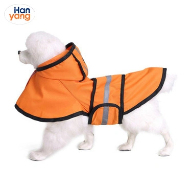 Hanyang Fashion Waterproof Pet Dog Rain Coat Dog Rain Jacket with Hood for Small Dogs