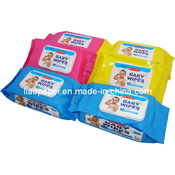 80PCS Non-Woven Skin Care Baby Wipes