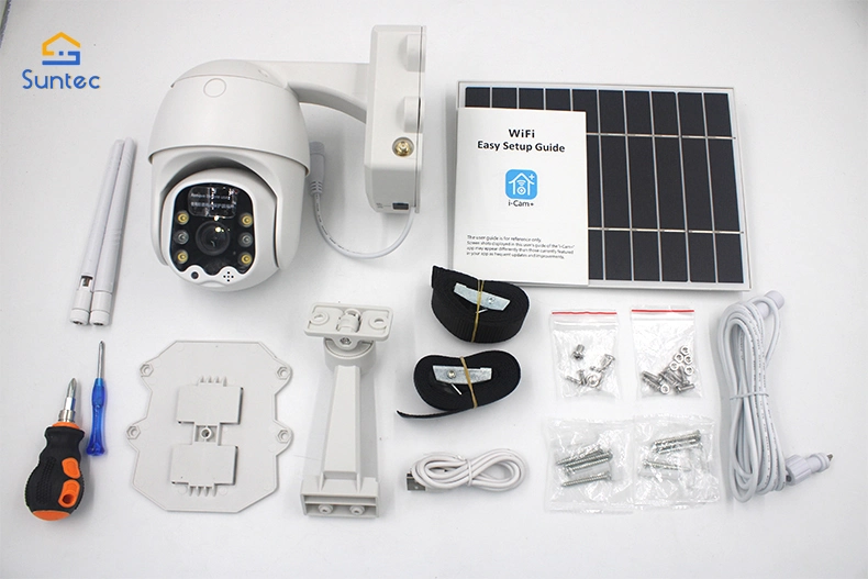 Wifi /4G 1080p Solar Camera Network Video Recorder Outdoor Solar نظام الأمان كاميرا 360 درجة