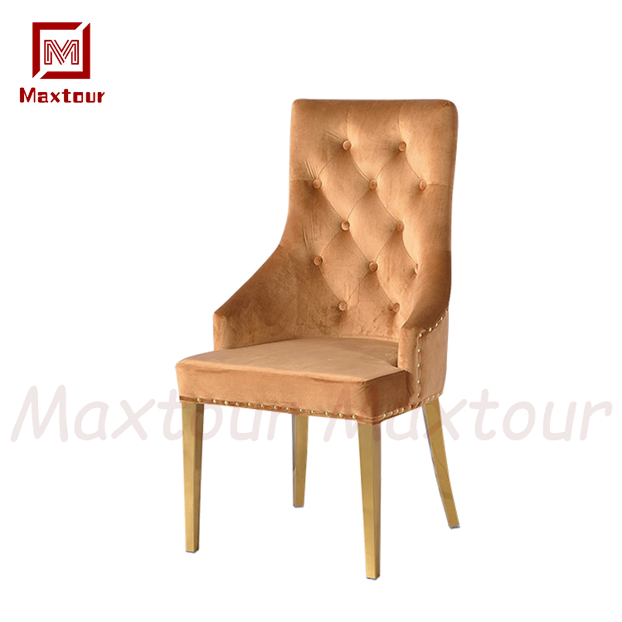 OEM Modern High Back PU Leather Dining Chair