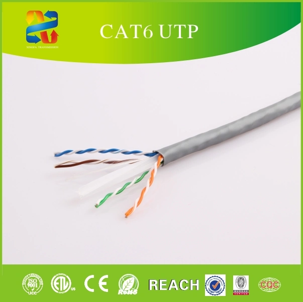 UTP/FTP Puro cobre 23AWG 24 AWG Cat5e CAT6 CAT7 CAT8 Cables Ethernet, FTTH, cable de LAN