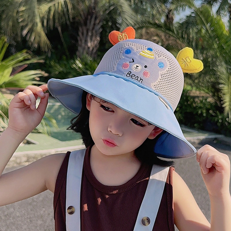 Fashionable Cool Spring Wholesale/Supplier Cotton Leisure Bucket Beanie Unisex Kids' Sports Cap