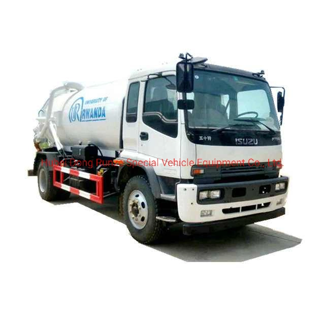 I-S-U-Z-U Vacuum Truck Cesspit Emptier -10000 Liters (Septic Tank) Rwanda