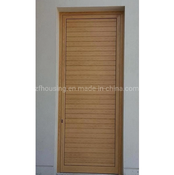 Modern Simple Design Fireproof Steel Security Aluminum Sheet Door for Building Project Zf-Ds-103