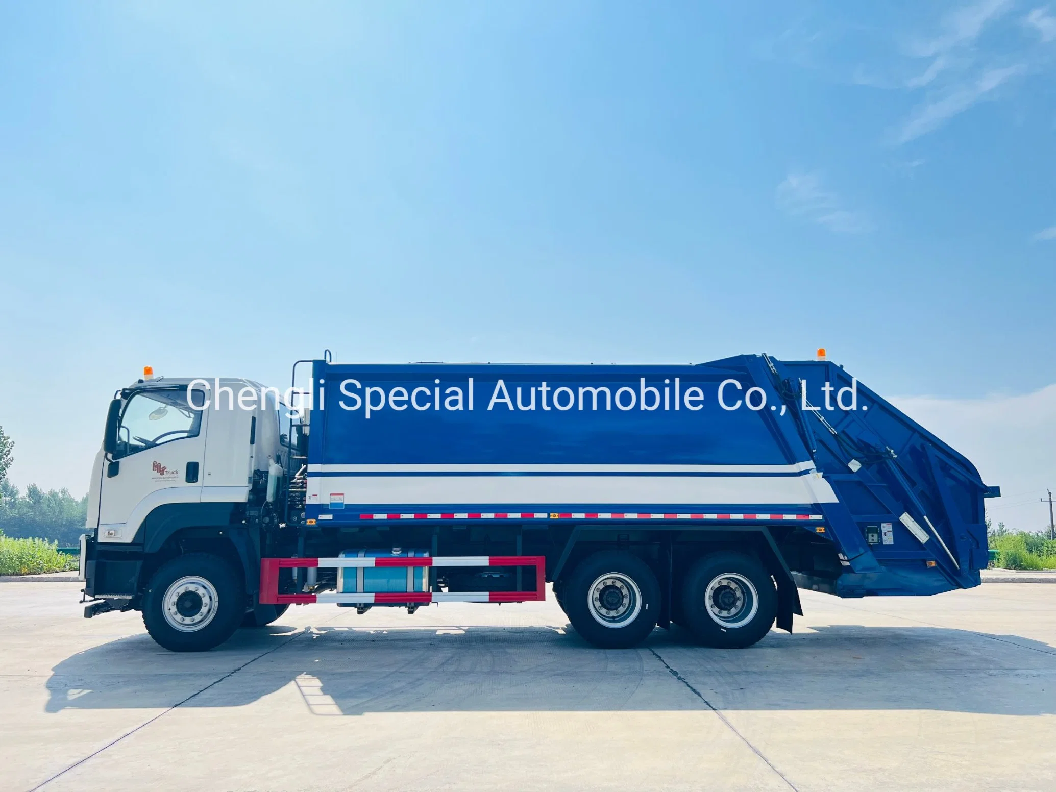 Exported 6X4 LHD 22cbm 25cbm Compressed Garbage Compactor Waste Disposal Truck