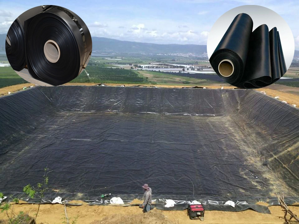 Reinforced Polyethylene Pond Liner HDPE Sheet Membrane Geomembrane Sheet for Landfill Project in Argentina