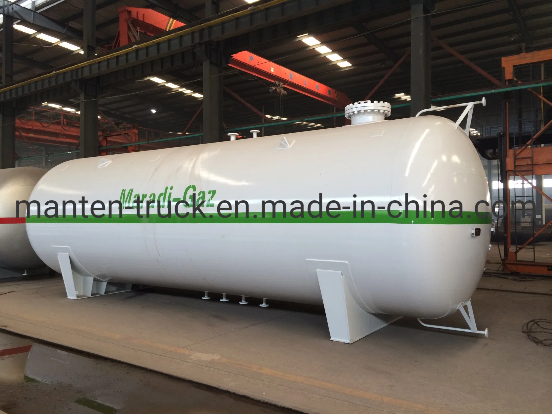 50cbm Propane Cooking Gas Refilling Tank Bullet 25mt LPG Storage Tank for Sale