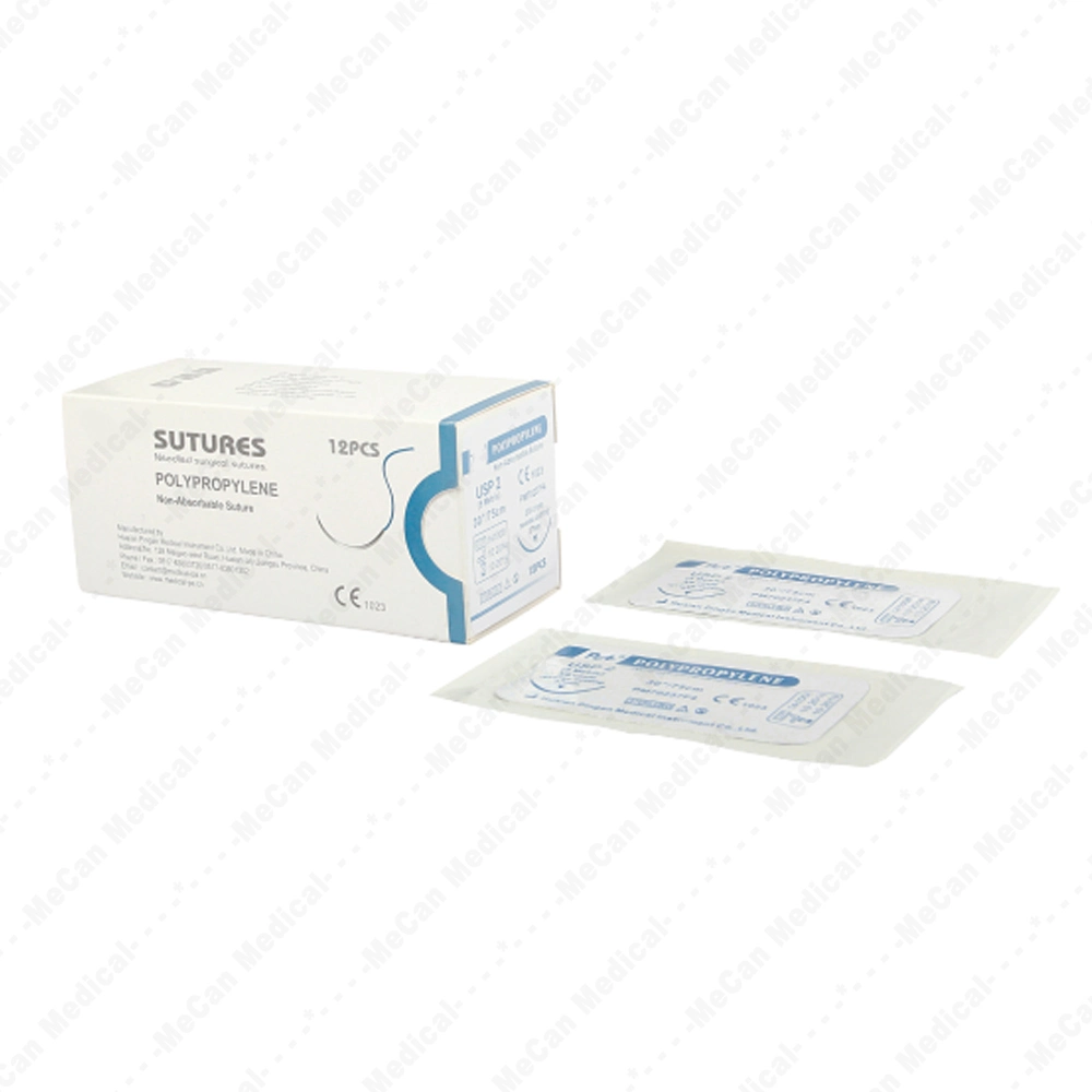 Factory Price Customizable Non Absorbable Mecan Suture Medical Materials Mercilen Surgical Sutures