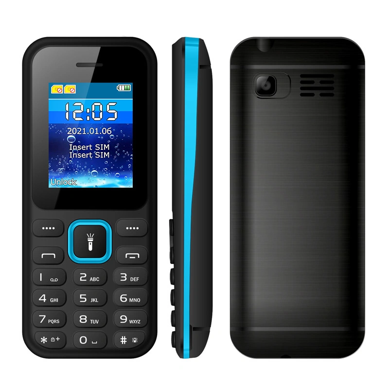 Новый мобильный телефон Uniwa Fd003 1.8-дюймовая двойная SIM-карта Bar 3G 4G Feature Keypad Phone (Клавиатура 3G 4G