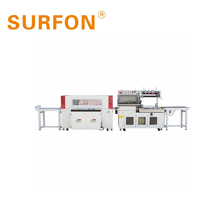 Heat Sf-400la+Sf-4525 L Bar Automatic Shrink Packing Equipment for Book