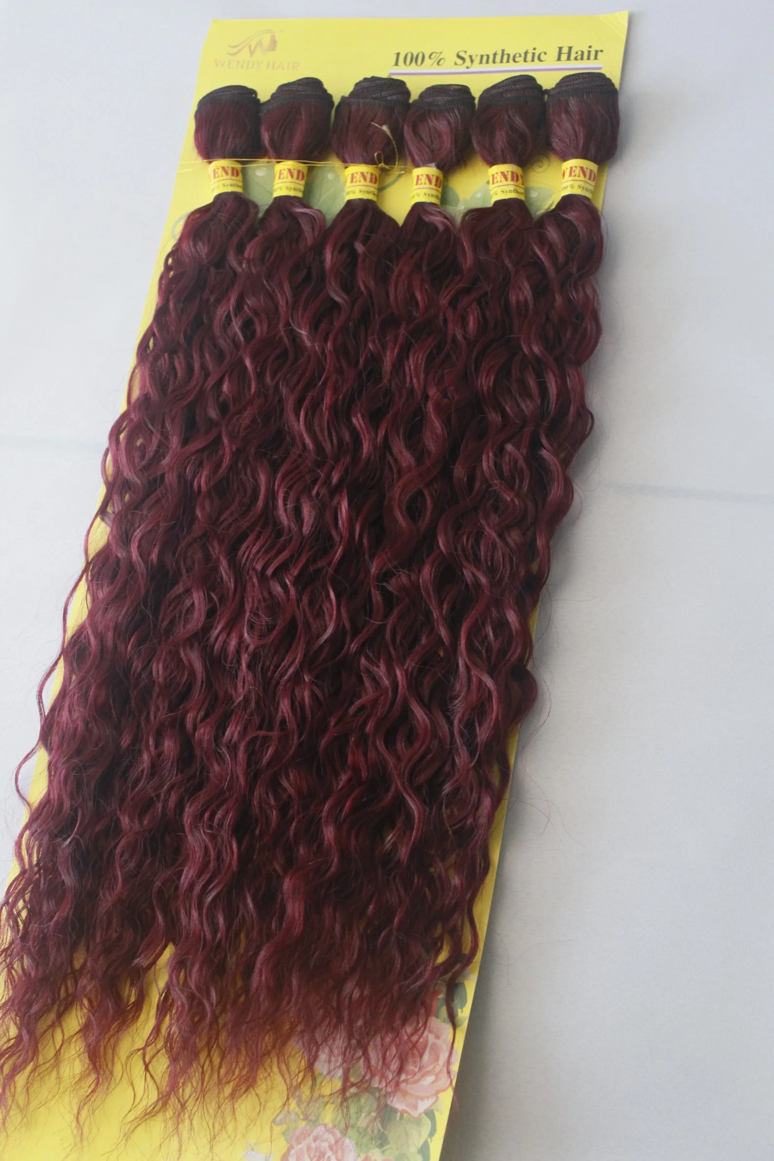 Factory Packing Synthetic Hair Blend Bundles Cheap Synthetic Hair