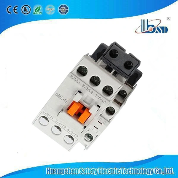 Contactor 3pole 4pole 9A-150A, contactor eléctrico de la CA de Gmc