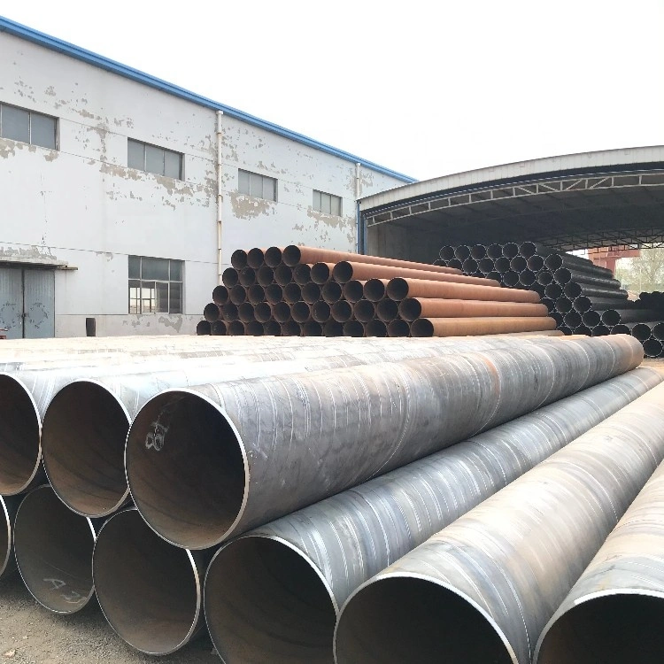 Mild SSAW Pipeline Hot Rolled Round Carbon Spiral Welded Steel Pipe for Hydropower Penstock