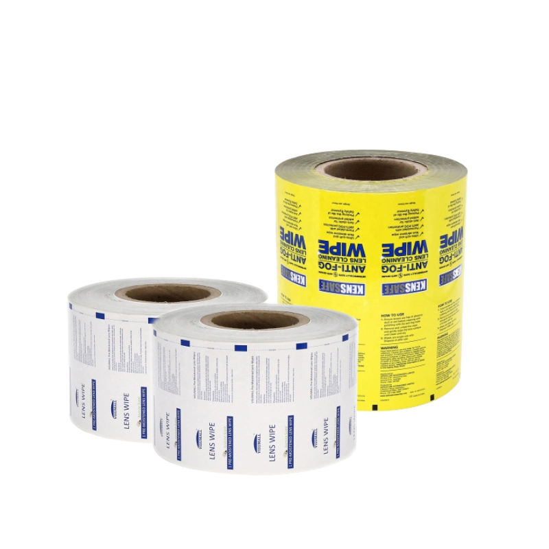 Lenses Wipe Paper Packaging Film Aluminum Foil Roll