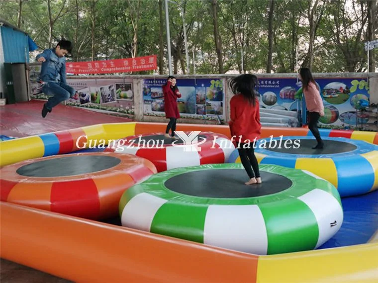 Crazy Inflatable Water Trampoline, Inflatable Aqua Jumping Toys