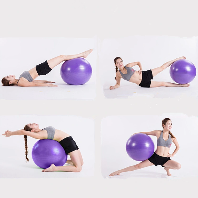 Vente en gros non Burst épais PVC gym exercice pas de glissement Pilates 65 ballon d'équilibre de yoga