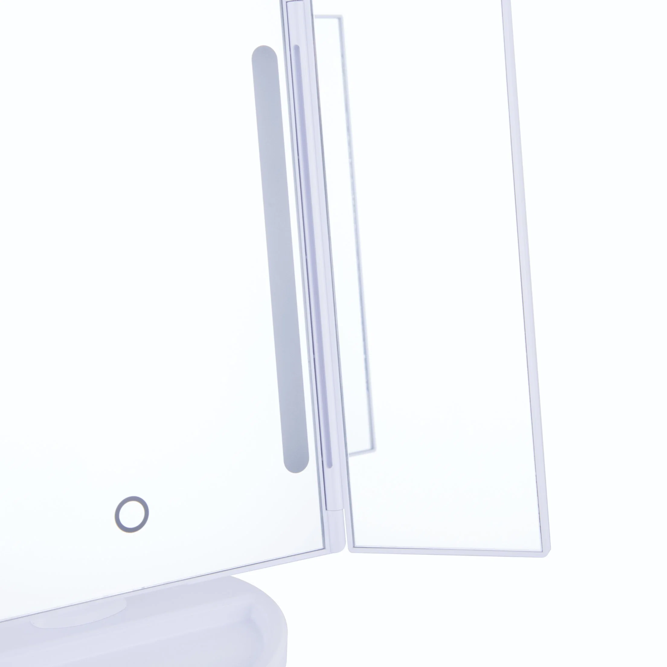 USB Charge Tri-Fold Lighted Mirror