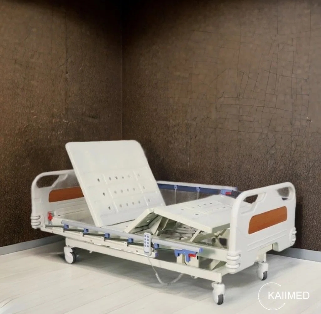[CH-E03B] Cama Hospital ajustável de múltiplas funções elétrica sobre rodízios para Cuidados médicos e hospitalares como mobiliário hospitalar